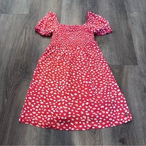 Roxy girls red mini dress